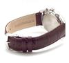 SEIKO Chronograph Watch with Genuine Leather Officially Distributed in Japan by Seiko Strap, Black, SND309P1/BR