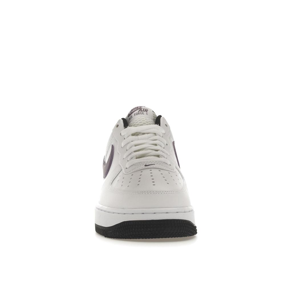 Nike Air Force 1 07 LV8 Hoops - Weiß Canyon Lila Herren Sneaker Schwarz DH7440-100