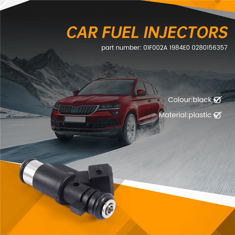 NEW-Fuel Injectors For Citroen C2 C3 Saxo Xsara Berlingo 206 307 1007 Partner 1.4 01F002A 1984E0 0280156357