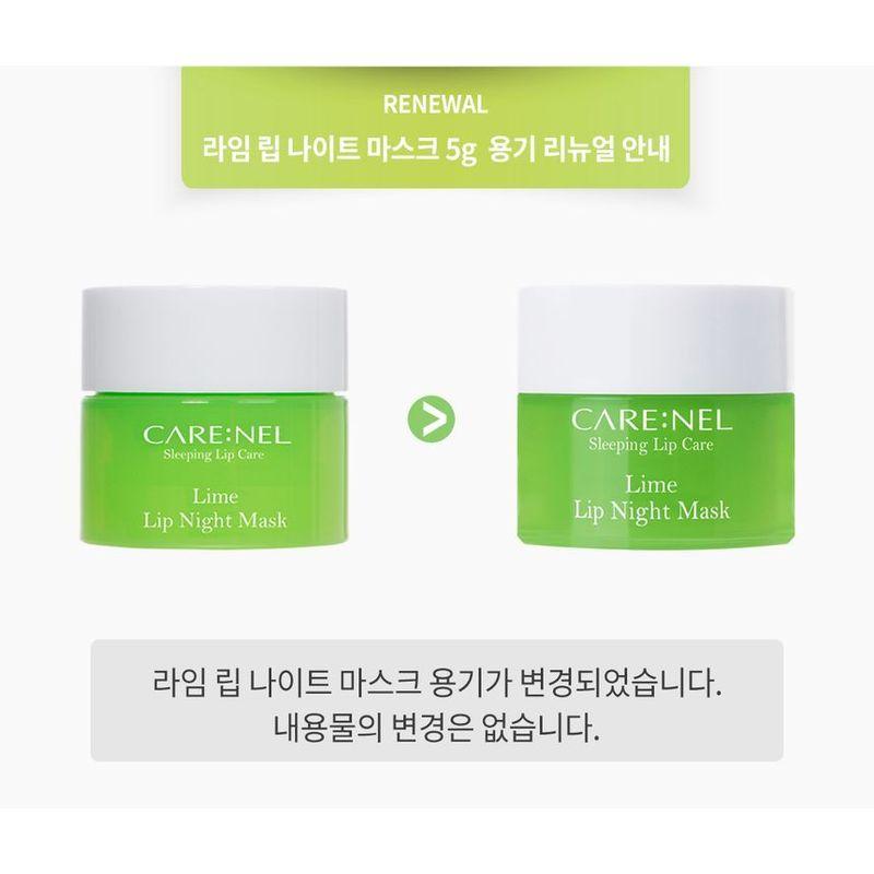 CARE:NEL - Lime Lip Night Mask Set
