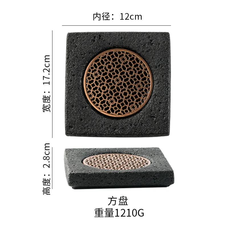 Hotel Dry Ice Plate Smoked Barbecue Planet Bowl Volcanic Stone Coal Ball Plate Molecular Cuisine Plate Concept Tableware