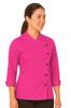Personalised Womens Full Sleeve Chef Coat, Custom Embroidered Culinary Jacket with Cool Vents, Poly Cotton Uniform, Gift for Baker Chef Her
