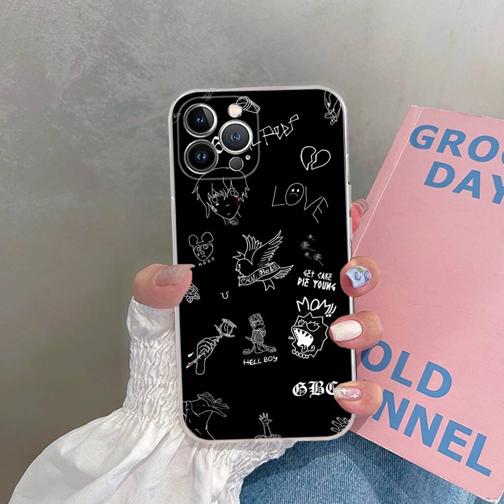 Lil Peep Hellboy Love For iPhone 17 16 16e 15 14 13 12 11 Pro Max Mini Plus Phone Case