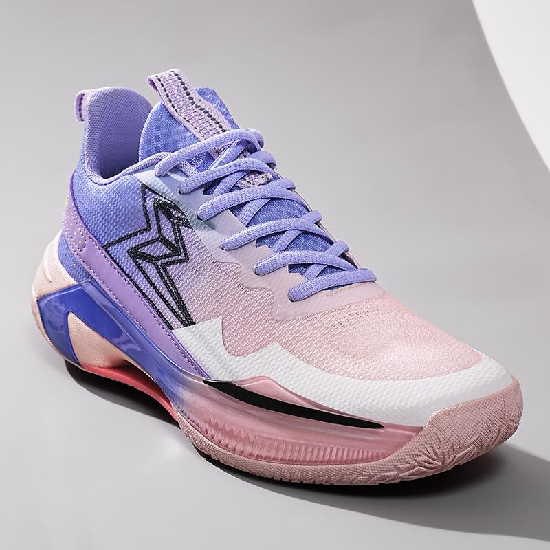 Basketball shoes junior high school men's shoes spring and summer breathable sports shoes outer size large size middle school students actual combat