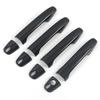 8x Carbon Fiber Exterior Car Door Handle Cover Trim for Subaru WRX STi 2015-21~