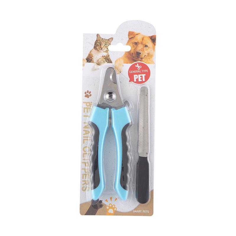 

Pet Care Nail Kit Stainless Steel Clippers And File Ideal For Cats And Dogs BlackBlue