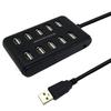 1 Piece 10-Port Hub USB 2.0 High Speed Multiple Splitter Adapter Extension Cable