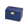 Three Layer Jewelry Box Multi Compartment Lockable Large Capacity for Dressing Table,