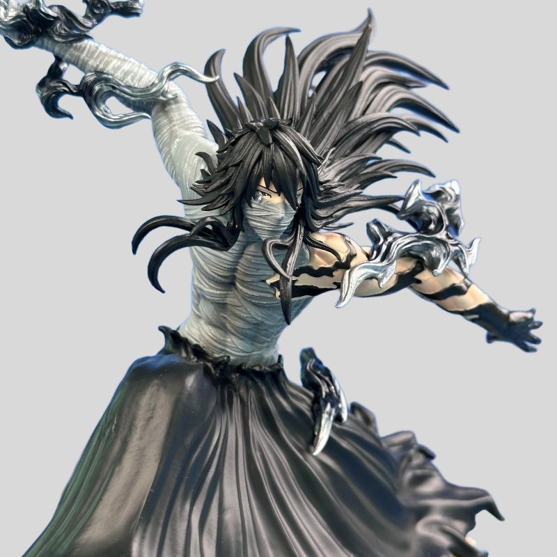 24cm Bleach Anime Ichigo Kurosaki Moonless Combat Figure Statue Model Collectible Desktop Decoration Gift for Boys