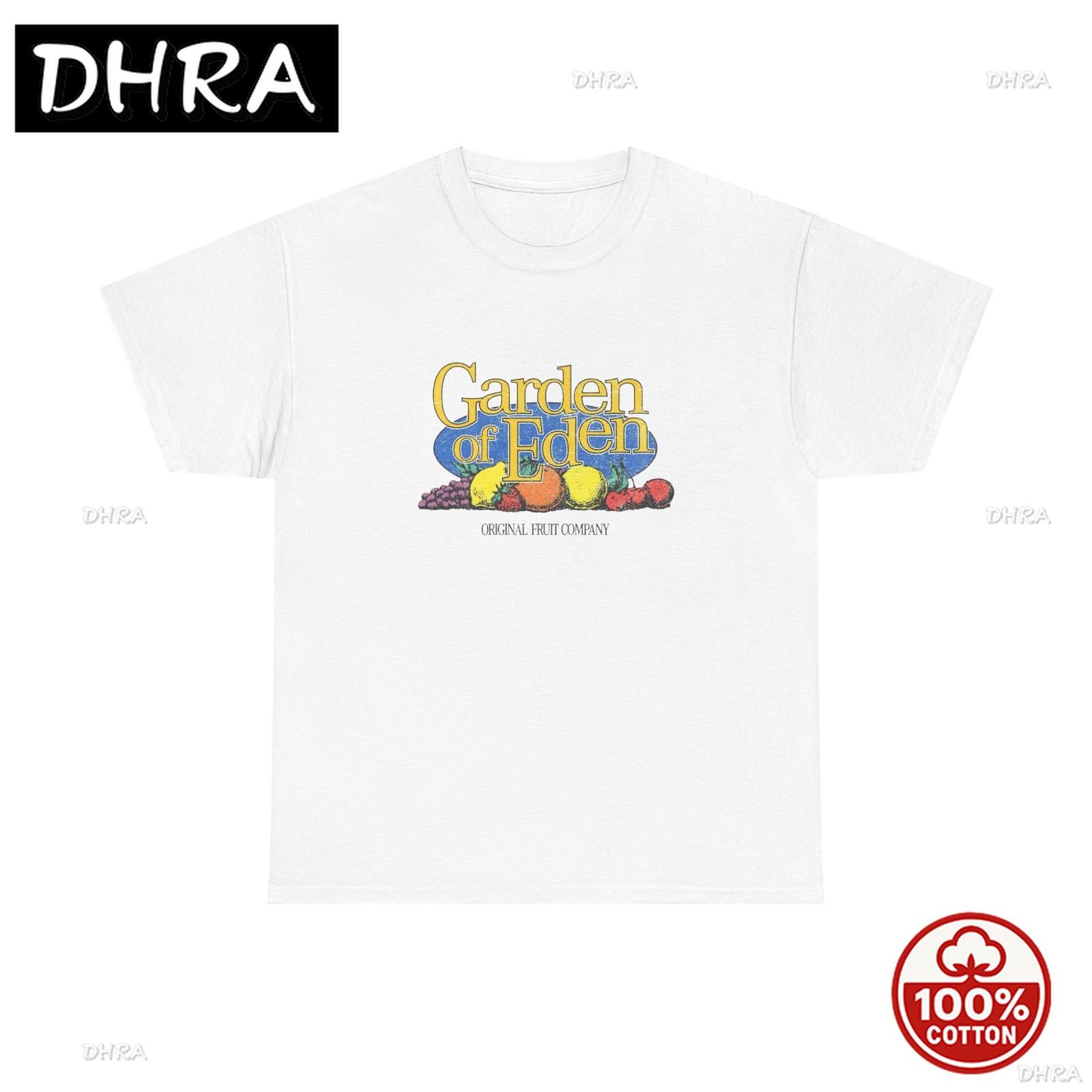 Garden of Eden Graphic T Shirt NEW Unisex Heavy Cotton Tee with Funny Hombre Crew Neck Tee Retro Tops Graphic Skater Stylish S