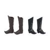 Doll Shoes Medieval Knight Boots Dolls Retro Style Miniature Boots With Gold Embroidery For Dolls Dress Up Accessories