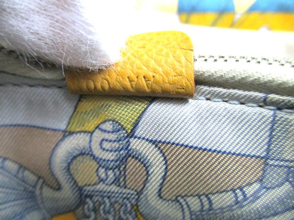 Auténtica Cartera Redonda con Cremallera HERMES Sesami Veau Epson LÍNEA SILK\'IN Azap Long #b016 Caja Abierta