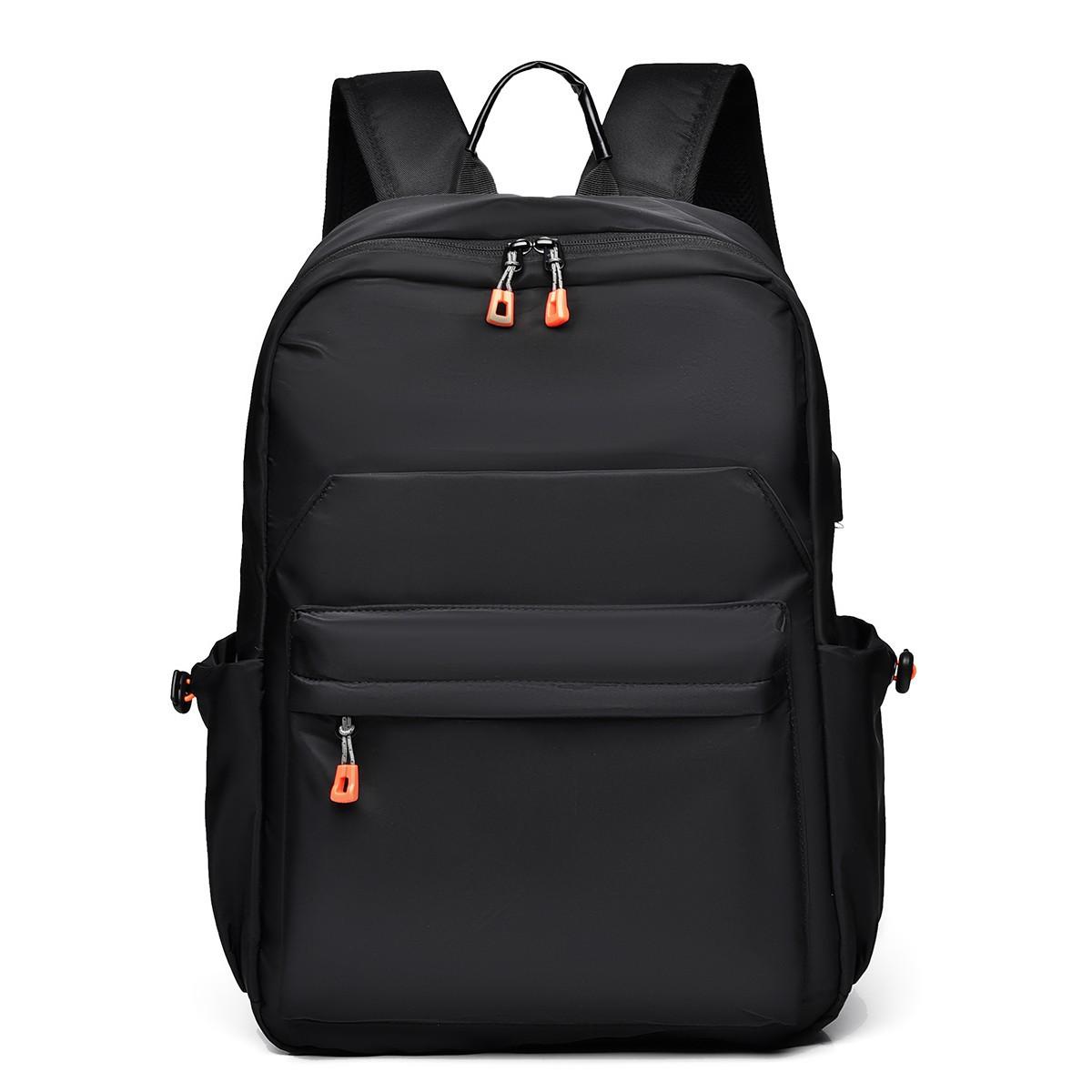 

Student School Bag Multifunctional Casual Backpack Large Capacity Unisex Laptop Bag Minimalist One size чёрный