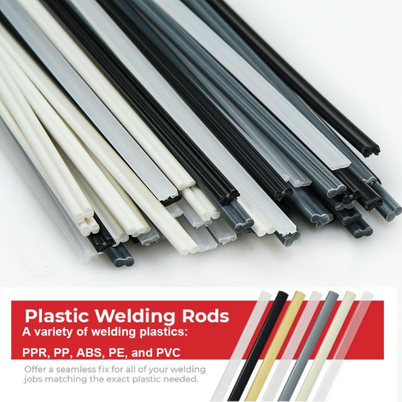 5/10/20PCS Plastic Welding Rods ABS/PP/PVC/PE Welding Sticks 5x2mm for Plastic Welder Guns Bumper Repair Welding Supplies 20cm
