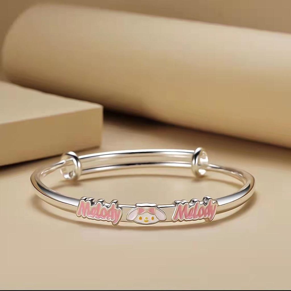 Best Friend Bracelet High-Value Sanrio Bracelet Cartoon Kuromi Bracelet Couple Bell Ins Cute Dog Gift