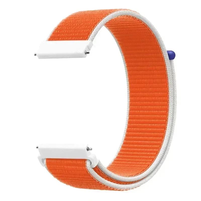 20mm Universal Kids Smart Sport Watch Band Nylon Loop Strap Adjustable Wristwatch Replacement Comfortable Children Watch Straps