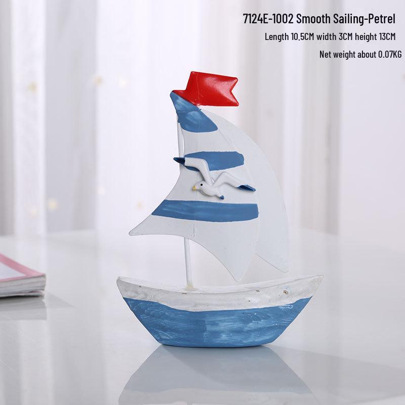 Kreatywna śródziemnomorska drewniana dekoracja latarni morskiej do nadmorskich krajobrazów i pamiątki z podróży