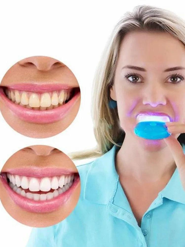 Teeth Light LED Blue Light Teeth Light Cold Light Teeth Light,Teeth Whitening Kit, Home Use Wireless Teeth Whitening