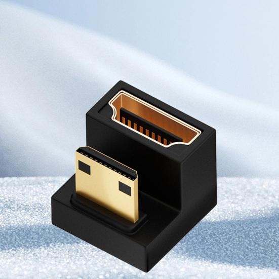 HDMI-kompatibler 90-Grad-L-Form-Winkeladapter Stecker auf Buchse 8K 60Hz Extender