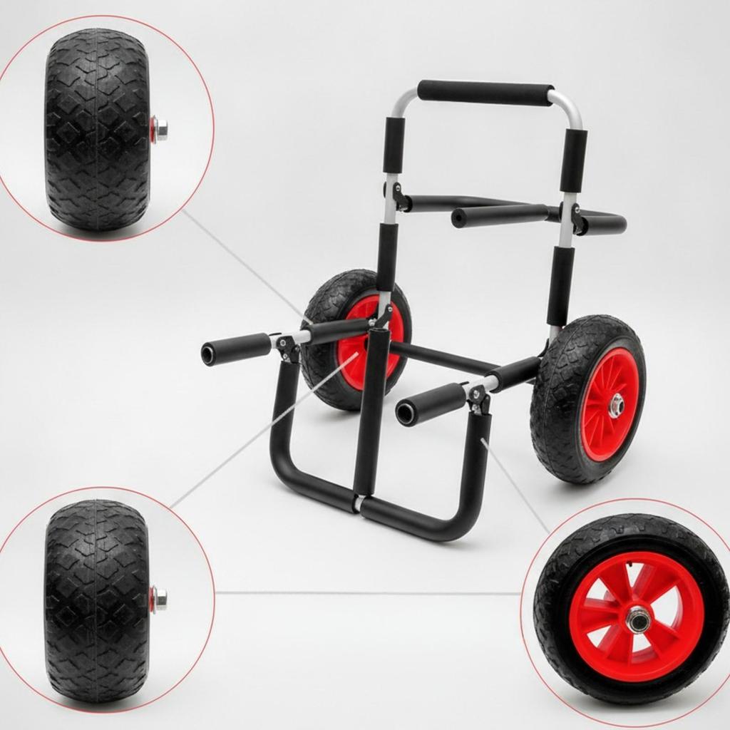 Surfboard Cart Portable with Straps Heavy-Duty for Surfers