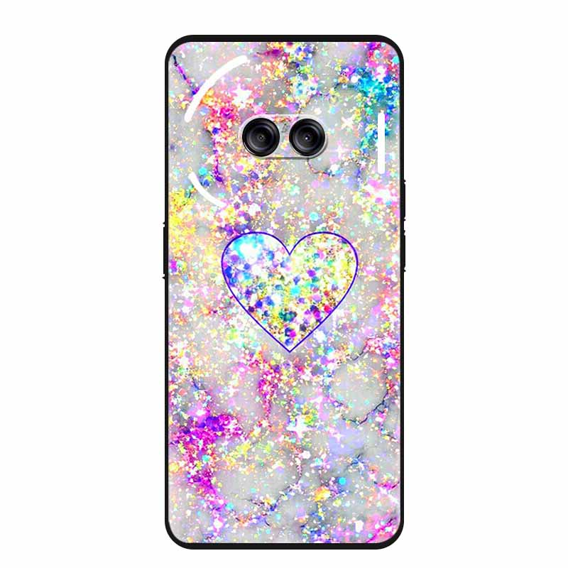 For Nothing Phone 2A Case Luxury TPU Soft Silicone Back Cover Phone Cases for Nothing Phone2A 5G A142 Shockproof Cute Love Capa