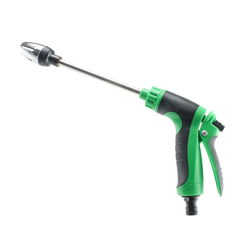 High-Pressure Car Wash Water Gun with Foam Pot & Extended Rod