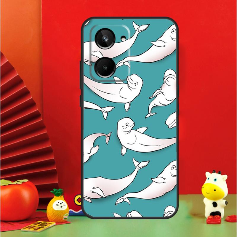 Blue Ocean Whales Pattern For Realme 15 Pro GT7 GT6 10 11 12 13 14 Pro Plus C67 C63 C61 C55 C51 C53 C35 C75 C65 Case