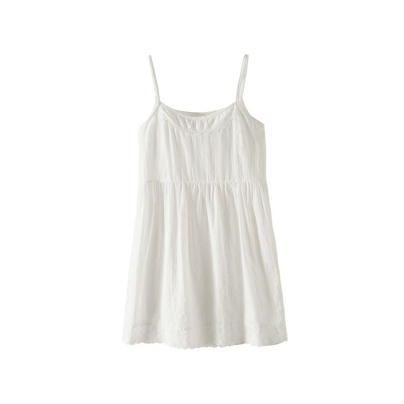 Plus size women clothing [Hong Kong Style Lace Suspender Skirt] Lightweight Slightly Transparent Summer Chubby Girl Sweet Lace Stacked Dress