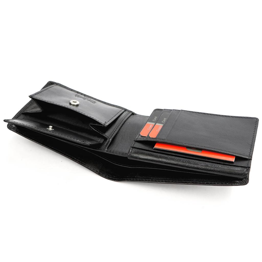 Skórzany Składany Męski Portfel Od Pierre Cardin