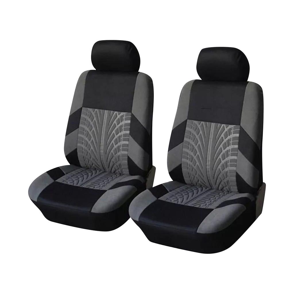 Car Seat Covers Full Set Front Split Rear Bench For Car Universal Cloth SUV Sedan Van Automotive Interior Covers