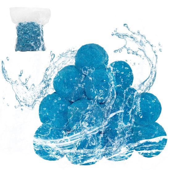 1 sáčkový bazénový filtr míčový filtr Úspora vody Efektivní udržování čistoty Modrý bazén SPA Vířivka Filtr Písek Alternativní potřeby pro domácnost