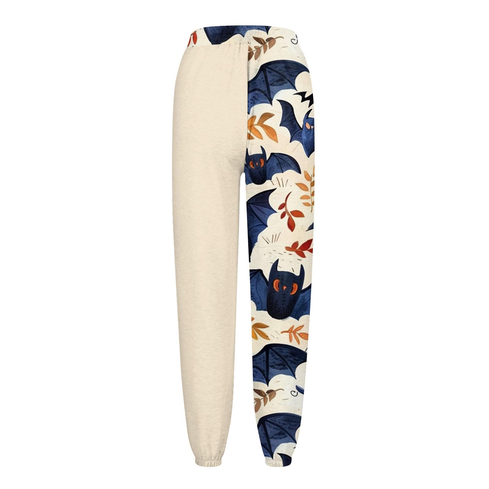 Женские повседневные модные спортивные штаны с принтом на Хэллоуин — фото 4