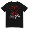 Video Gamer Valentines Day T-Shirt With Controllers Heart T-Shirt