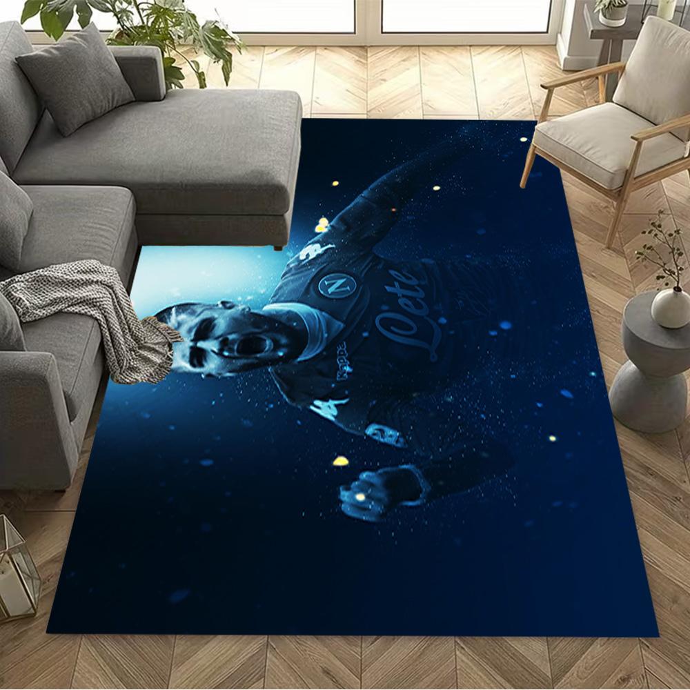 Ronaldo's Dynamic Leap Floor Mat Design for Outdoor Playrooms Foyer Living Rooms Anti-slip Rug Office Home Decor