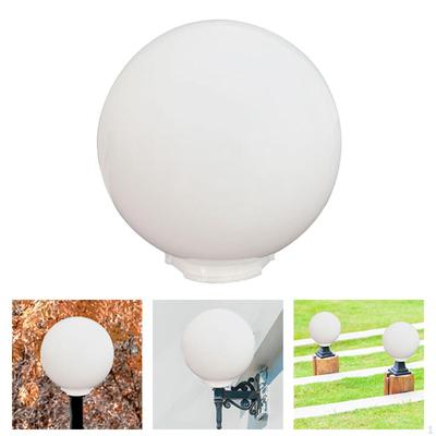 Acrylic Lamp Post Globe Ball Cover Decoration Lamps Posts Mounted Sphere Lampshade Replaces for