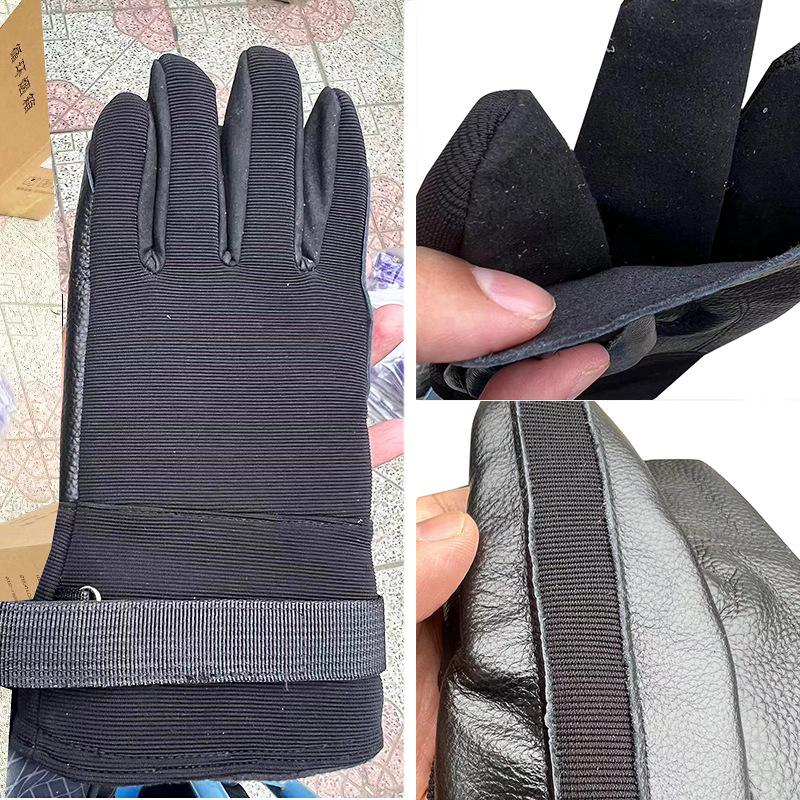 

Перчатки для даунхилла Мужские пальцы Спорт Скалолазание Пеший туризм Мотоцикл Мотоцикл one size fits all чёрный