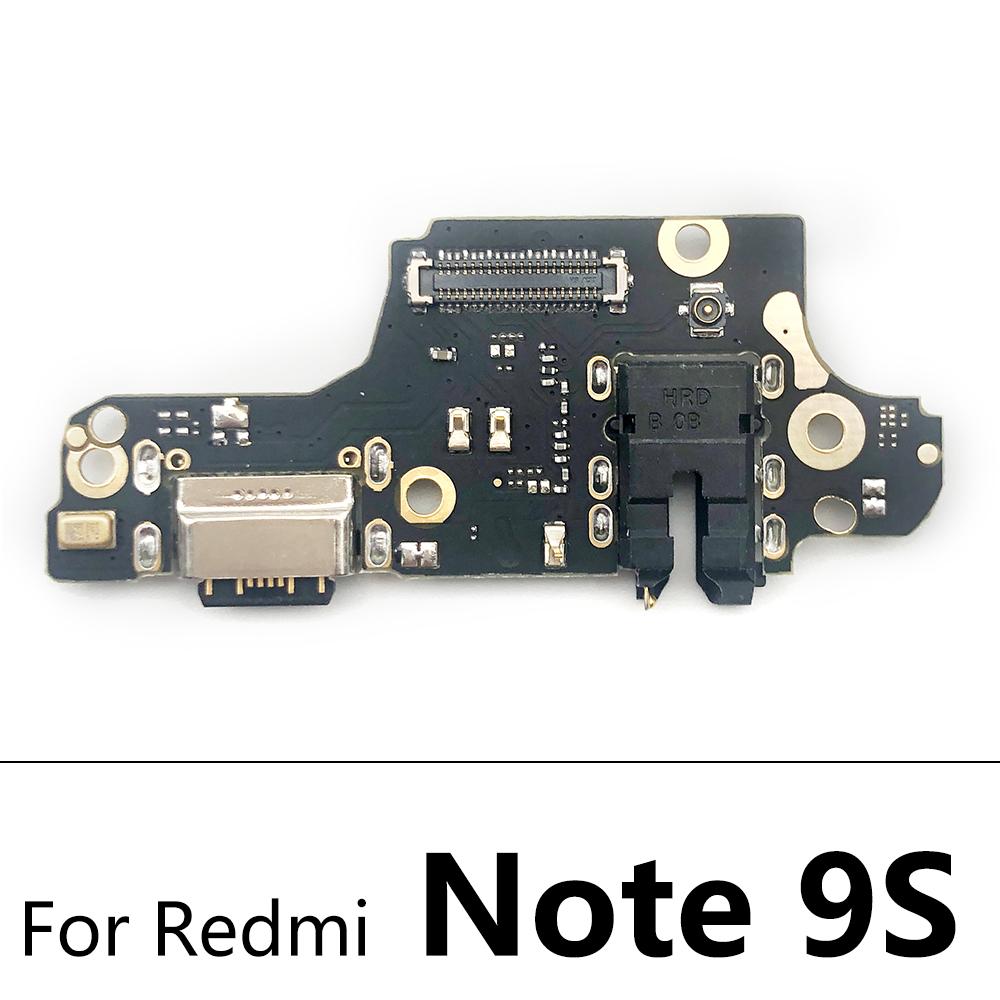 USB Dock Connector Charging Port Flex Cable For Xiaomi Redmi Note 1 1A 6 7 8 9 Pro 8T 9S 11 Pro Charger Board With Mic Module