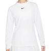 Solid Color High Neck Long Sleeve T-Shirt Women Tops White DX1494-100