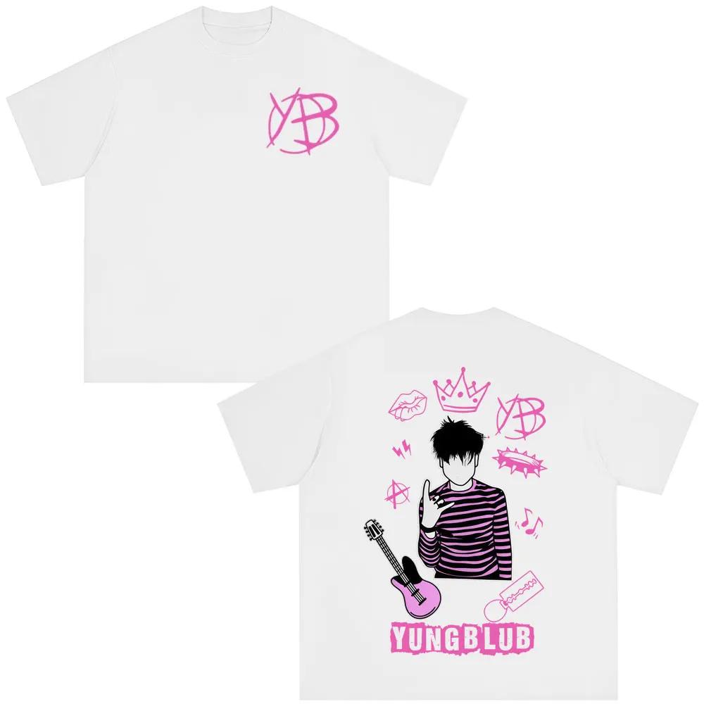 

Singer Yungblud IDOLS Fashion Graphics Tshirt Unisex Women Casual Tshirts Pure Cotton Harajuku Hiphop Tshirts Fan Gifts Tops S