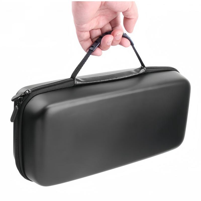ABUO-Portable Shockproof Protective Bag For ROG Ally X PU Waterproof Storage Bag Hard Carrying Case чёрный