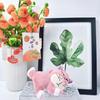 Creative Squinting Kitten Keychain Plush Toy
