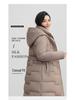 Women's Light Luxury Hooded Down Cotton Coat - Winter, Long, Loose, Large Size, Korean Style, Thick