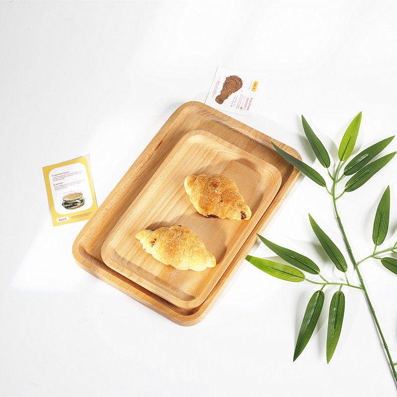Jingbaodi Japanese Style Solid Wood Serving Trays