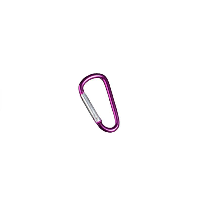 

No. 5 D-Ring Aluminum Carabiner with 5mm Thickened Wire Diameter and Spring Hook фіолетовий