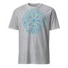Magliette da Uomo Cerchio di Rune Norrene Camicia con Rune Vichinghe Magliette con Simboli Nordici Minimalista Vichingo Cotone Uomo Donna Unisex