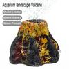 Simulation Volcano Tank Accessories Fish Tank Decor Aquatic Pet Supplies Air Stone Micro-landscape