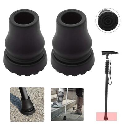 2 almohadillas inferiores para bastones de trekking de 16/20/22 mm, antideslizantes, para escalada y senderismo