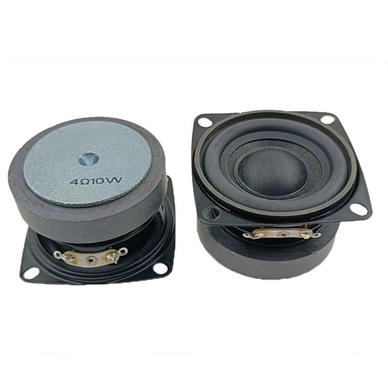 2Pcs 52mm Speakers 2Inch Full frequency 4Ohm  10W Loudspeaker DIY Sound Subwoofer For Home Theater Loudspeakers