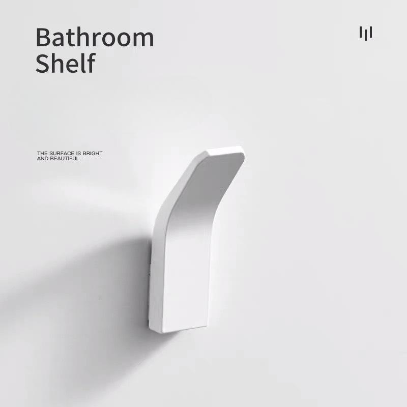 

Многоцелевой настенный крючок-органайзер, вешалка для ключей за дверью, крючок для ванной комнаты, держатель для полотенец, кухонная фурнитура, крючок для полки белый