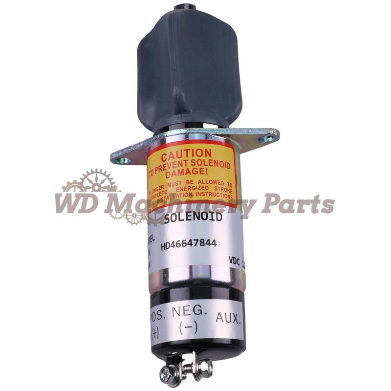 Shutoff Solenoid 1504-12A7U1B1 SA-3527-T 12VDC for Yanmar Engine 2 Terminals